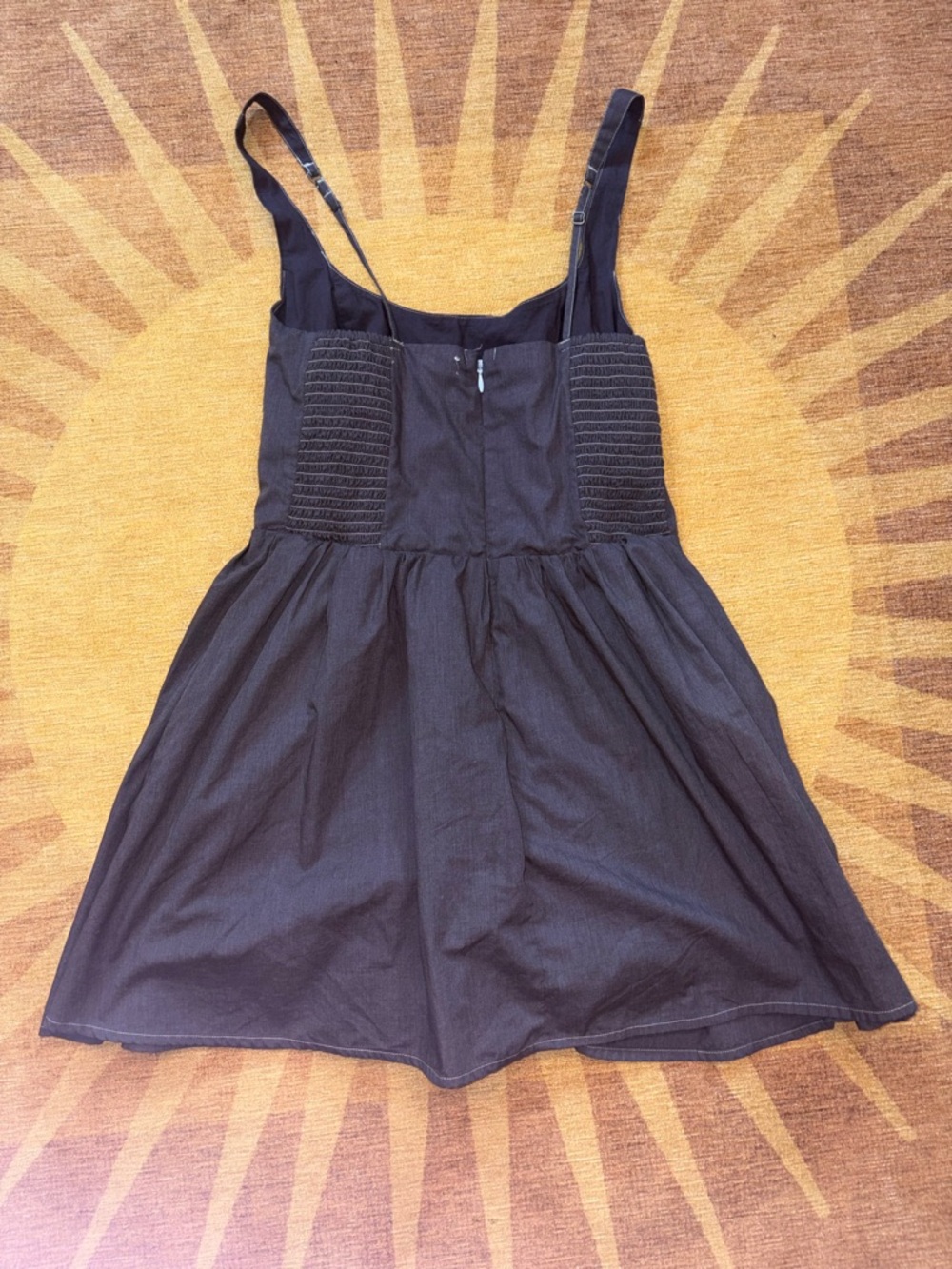 Abercrombie & Fitch Dark Grey Mini Dress (with built in shorts and pockets!) - Picture 2 of 5